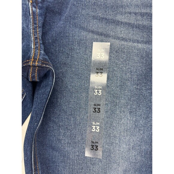 Forever 21 Size 33 Womens Jeans Slim High Rise Dark Wash Stretch - Picture 5 of 5